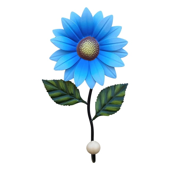 Organizing and Storing - Small Wall Hanging Metal Wall Flower Art Flower Wall Decorations Jacket Hangers Hanging Racks For Clothes Heavy Duty Key Storage Iron Flower Wall Rose Hooks Hangers Holders