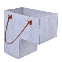 Organizing and Storing - Staircase Organizer Basket Staircase Basket Foldable-shaped Synthetic Leather Handle Staircase Basket Saves Space Laundry Toys Staircase Storage Storage Trunks & Bag