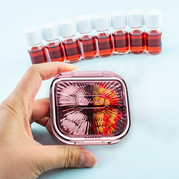 Organizing and Storing - Storage Box Portable Divided Into Compartments Sealed Padding Proof Mini Small Storage Box Transparent Portable Storage Box Storage Trunks