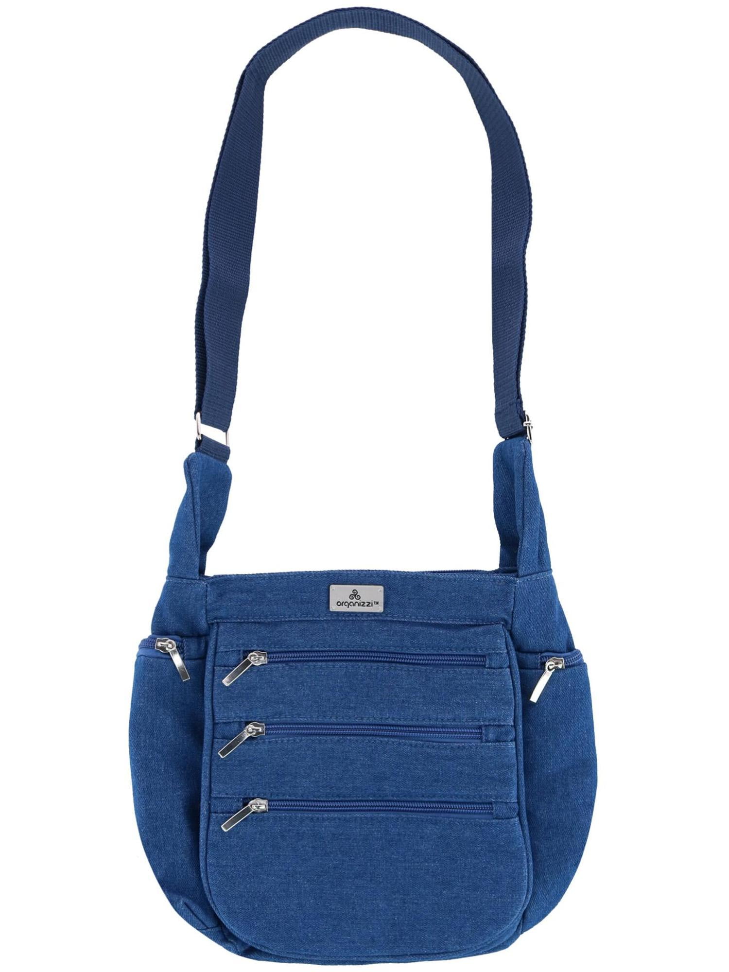 Organizzi RFID Denim Crossbody Handbag (Women)
