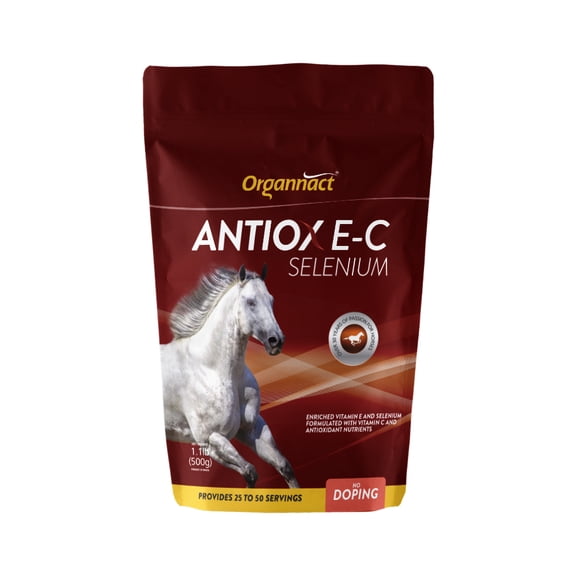 Organnact ANTIOX E-C SELENIUM - Antioxidant Support for Horses: Vitamin E, C & Selenium 1,1lb (500g)