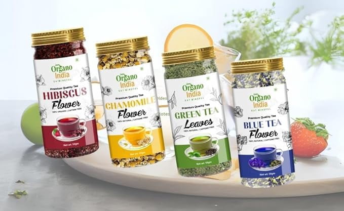 Organo Tea Organo India Herbal Tea Pack of 4 x 30g - Walmart.com