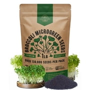 Organo Republic - Broccoli Sprouting & Microgreens Seeds 1LB - 130000+ Non GMO Heirloom Seeds