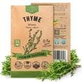 thumbnail image 1 of Organo Republic Thyme Seeds Pack – 0.5 g 1,350 Non‑GMO Heirloom Thyme Seeds – Indoor and Outdoor Herb Seed Packet for Home Garden & Hydroponics, 1 of 6