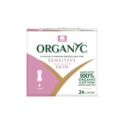 Organyc Certified Organic Cotton Panty Liners, Light Flow, 24 Count