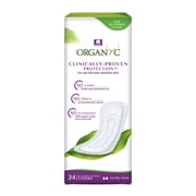 Corman Organyc Cotton Light Incontinence Pantiliners, Certified Organic, 24 Count