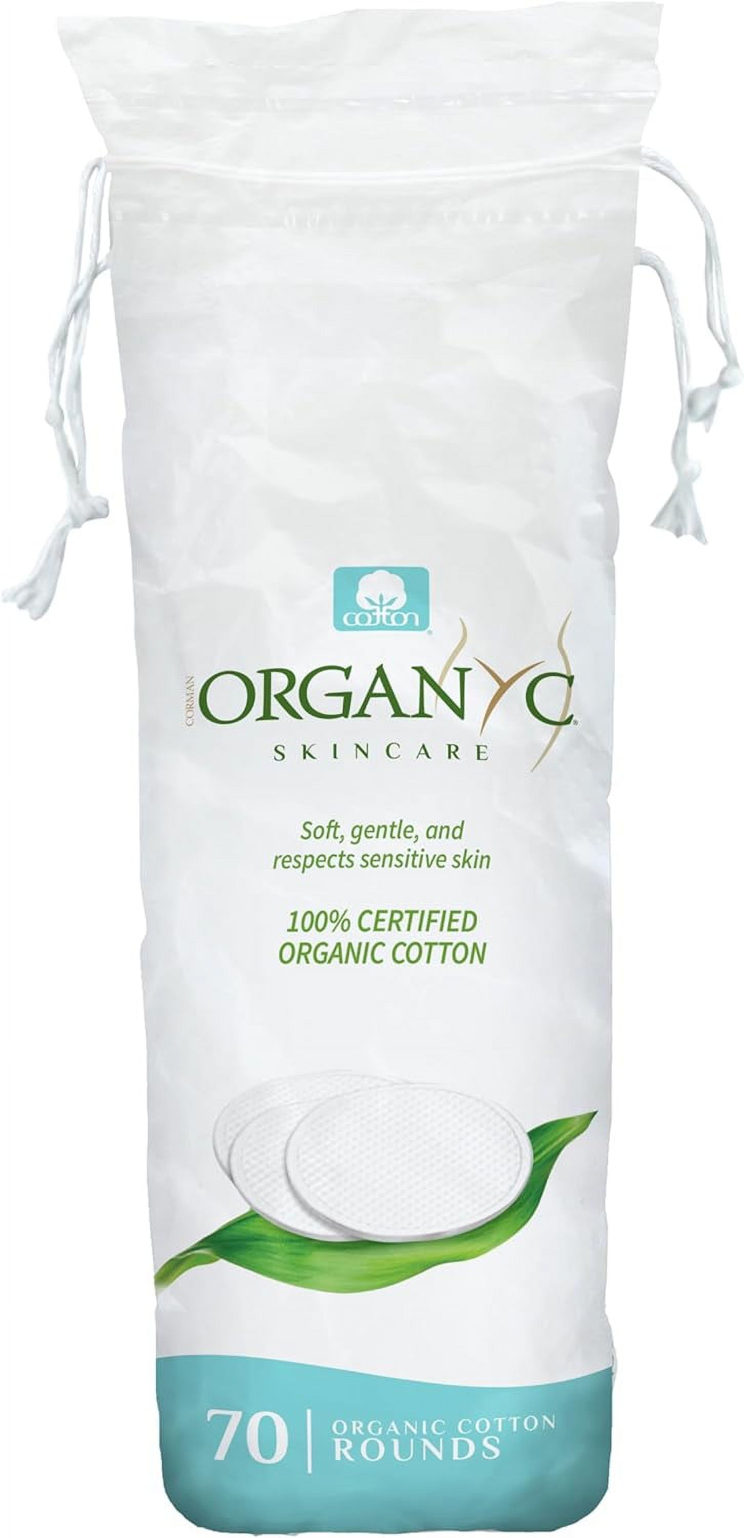 Organyc 100 Organic Cotton Rounds Biodegradable Cotton, Chemical