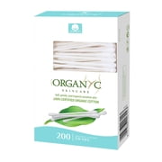 Organyc Ceritifed Organic Cotton Beauty Cotton Swabs, 200 Ct