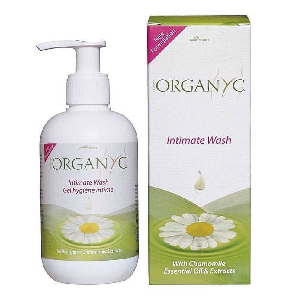 Organyc Feminine Intimate Wash With Chamomile, 8.5 Oz, 3 Pack