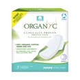 thumbnail image 1 of Organyc New and Improved 100% Certified Organic Cotton Overnight Feminine Pads, Heaviest Flow, Super Absorbency 2.0, 7 Count, 1 of 7