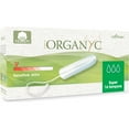 thumbnail image 1 of Organyc Tampons - 100 Percent Organic Cotton - Super - Non Applictr - 16 Ct, 1 of 1