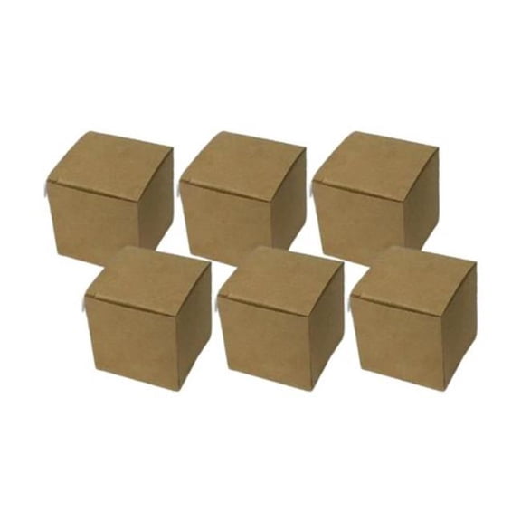 Organza 4140 - 6 2 x 2 x 2 in. Box, Brown - 6 Piece