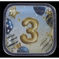 thumbnail image 1 of Organza 7219 9 in. Blue Upsherin Plate - Pack of 10, 1 of 1