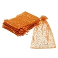 thumbnail image 1 of Organza Bags, 50Pcs 3.9x5.9 Inch Candy Bags with Drawstring Jewelry Gift Bags for Party Favor, Orange, 1 of 7