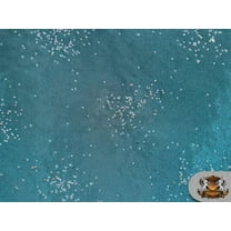 Organza Crystal Dust Fabric TURQUOISE / 58" Wide / Sold by the yard