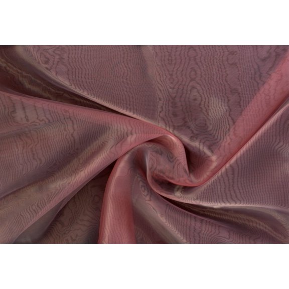 Organza Fabric Sheer Lightweight Bridal & Crafts Material (CORAL, ByYard)