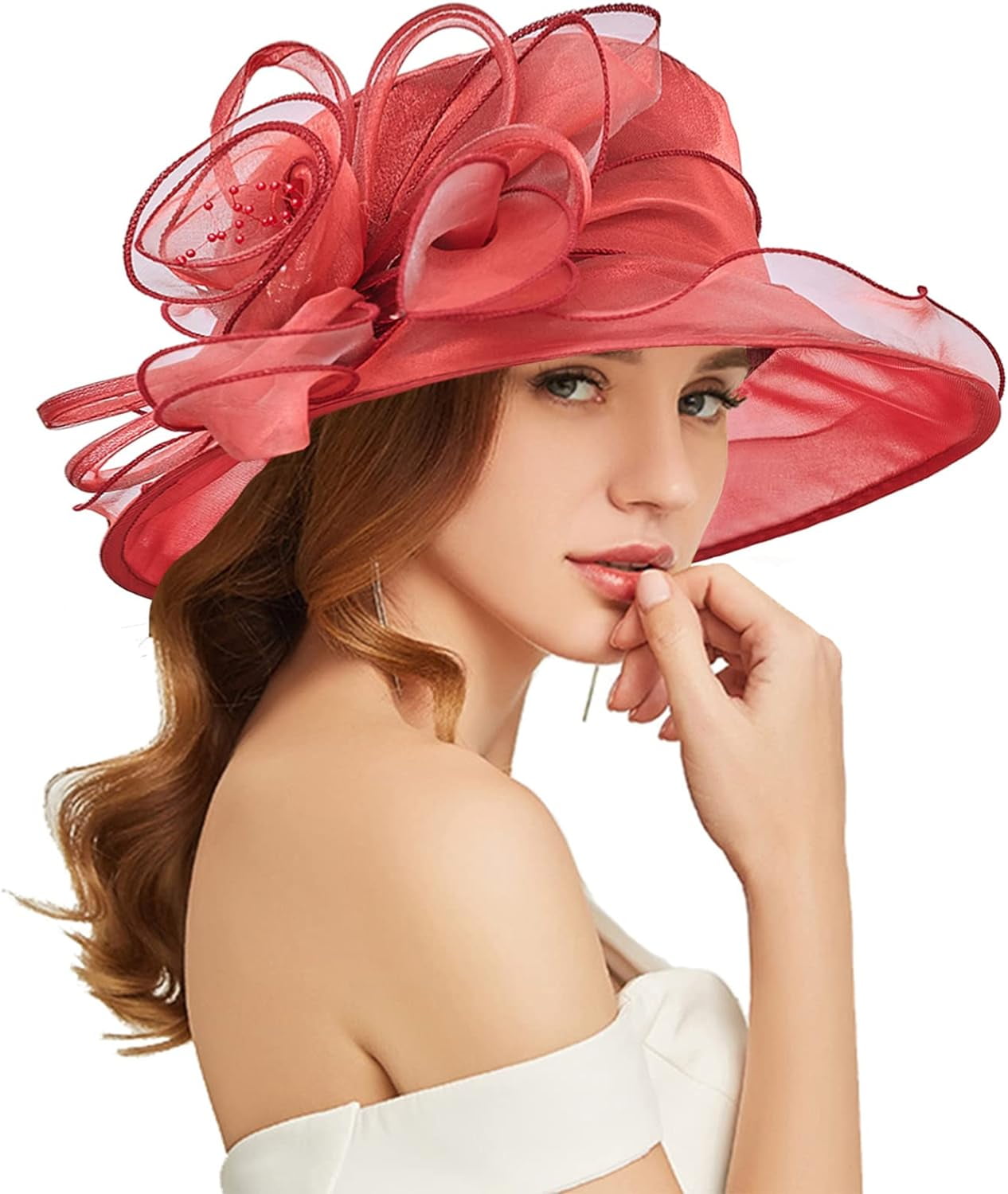 Organza Fascinator Hat - Women