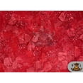 thumbnail image 1 of Organza Floral Applique Fabric CHERRY / 54" Wide / Sold by the yard, 1 of 1