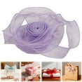 thumbnail image 1 of Organza Ribbon 1.5 Inch, Sheer Ribbon, Chiffon Ribbon, Christmas Organza Ribbon for Gift Wrapping, Bouquet, Wedding, Party Decoration, 1 Roll, 10 Yard, 1 of 8