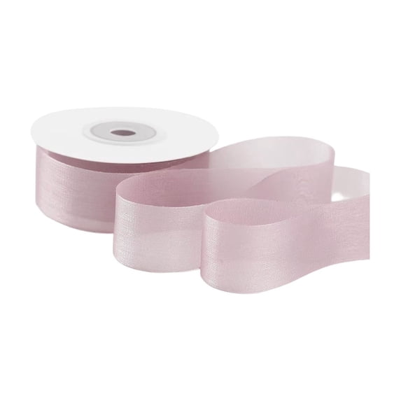 Organza Ribbon, Wide Iridescent Fishtail Sheer Durable 100% Polyester Craft Ribbon, 708 Inches Long, for Jewelry Making, Diy Hair Bows, and Wedding Party Garland Decorations