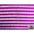 thumbnail image 1 of Organza Stripes Fabric Fuchsia / 60" Wide /Sold by the yard, 1 of 1