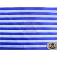 thumbnail image 1 of Organza Stripes Fabric Royal / 60" Wide /Sold by the yard, 1 of 1