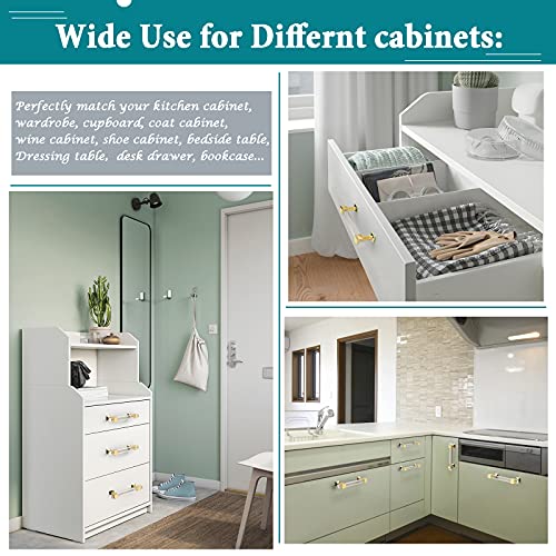 Orger Kitchen 4" Hole Centers Handles 25 Pack Gold