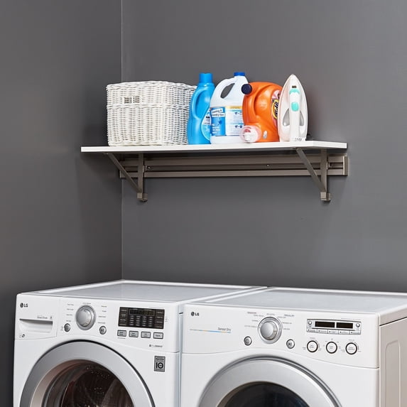 Orginnovations, Inc. Arrange a Space LSS Laundry Room Single Shelf Kit 72