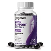 Calcium Magnesium Zinc Softgels with Vitamin D3 Supplement - 120 Capsules
