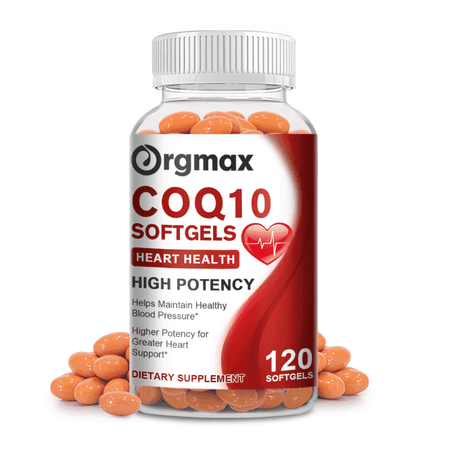 Coenzyme Q10 200mg | COQ10 Capsules Dietary Supplement | 120 Capsules
