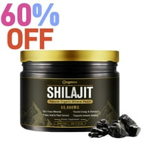 Orgmax Shilajit Pure Himalayan Organic Shilajit Resin - 2.12oz Natural Organic Shilajit Resin with Fulvic Acid for Energy, Immune Support, 1 Pack