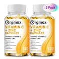 Orgmax Vitamin C 1000mg and Zinc 20mg Antioxidant Supplements for