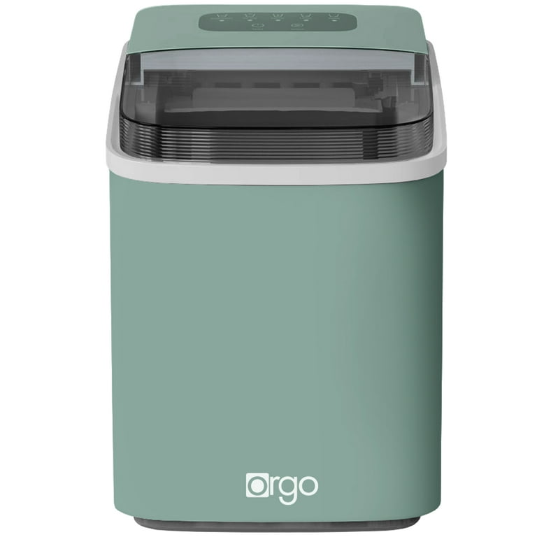 Orgo Products The Sonic Countertop Ice Maker, Nugget Ice Type, Blue 