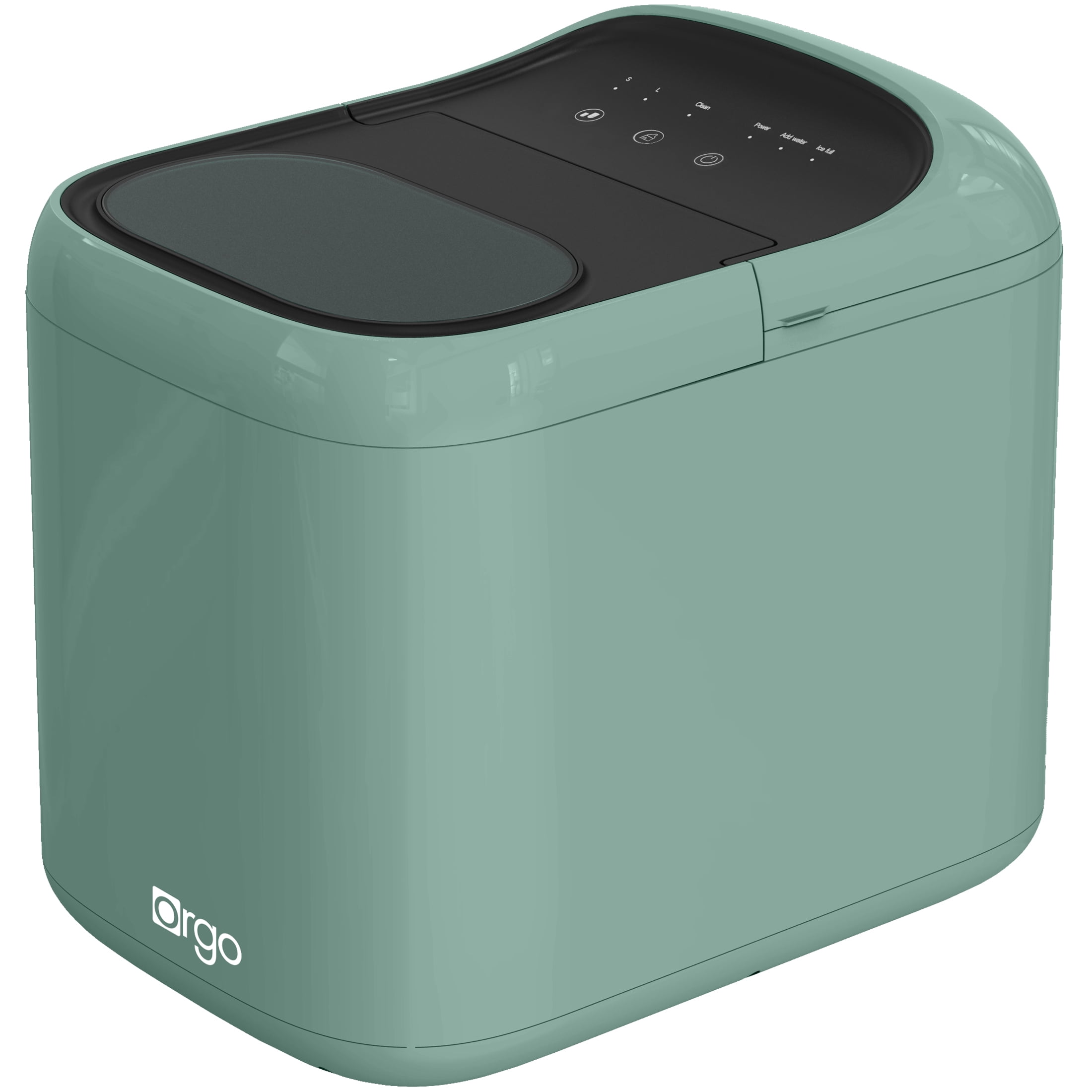 Orgo Products The Aspen Countertop Ice Maker, Bullet Ice Type, 33 lbs of Ice, Green