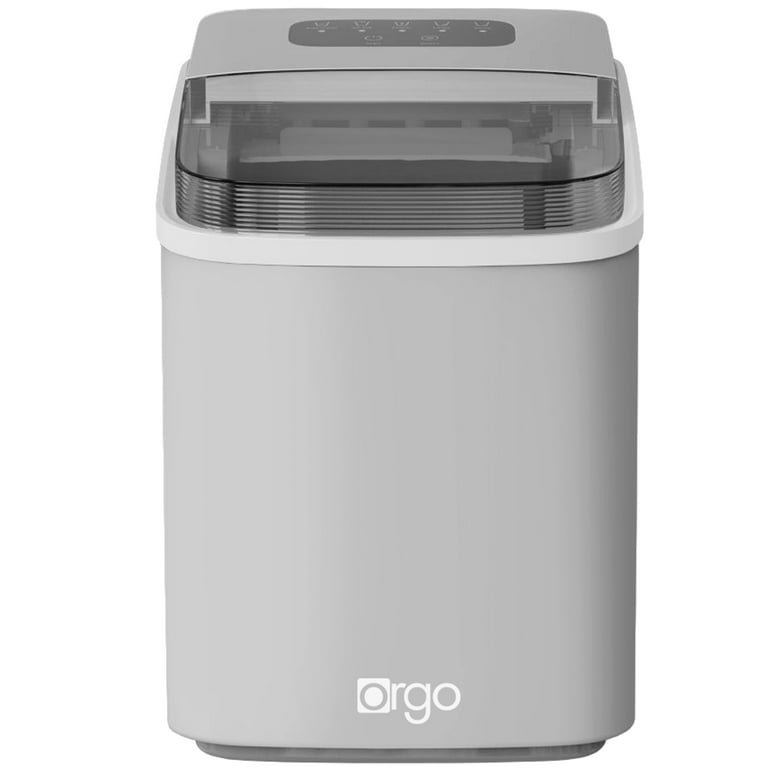 Orgo Products The Sierra Countertop Ice Maker, Bullet Shaped Ice Types,  Charcoal