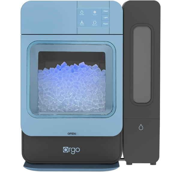Orgo Products Sonic Countertop Ice Maker, Nugget Ice, 33lbs, Blue
