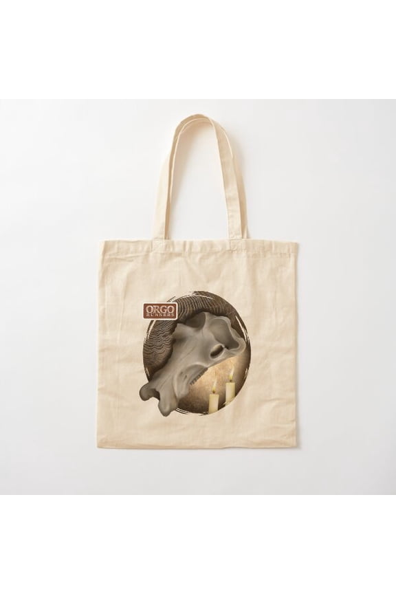 Orgo Runners: Skull Cavern Canvas Tote Bags, Reusable Shopping Bag