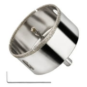 Orgry 120mm/4.72" Diamond Hole Saw With 1.18 inch Cutting depth Diamond Diamond Drill Bits for Glass Ceramic Marble Porcelain Tile Granite Gemstone