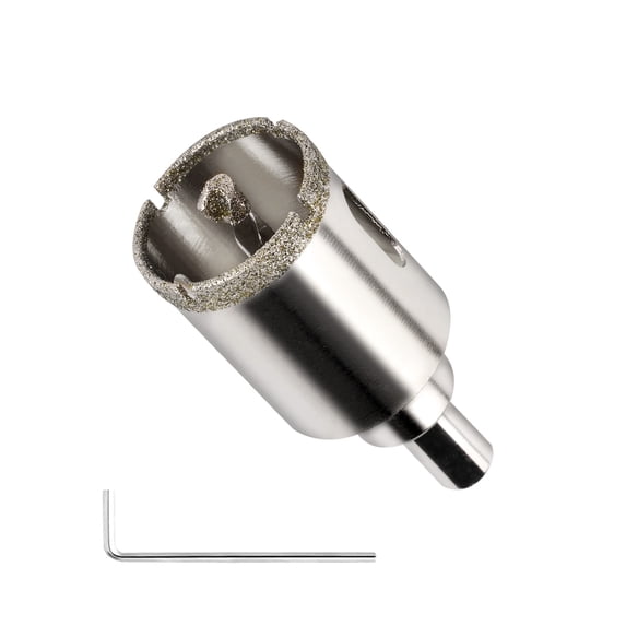 Orgry 22mm/0.87" Diamond Hole Saw With 1.18 inch Cutting depth Diamond Diamond Drill Bits for Glass Ceramic Marble Porcelain Tile Granite Gemstone