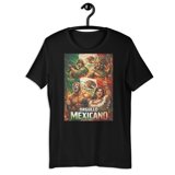 Orgullo Mexicano Warrior Lucha Libre Flag Pride T-Shirt Graphic Design ...