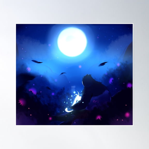 Ori Naru And The Moon Poster Wall Art Modern Wall Decor Art Home Decor Vintage Gift Living Room Dercor