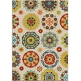 thumbnail image 1 of Orian Aruba Area Rugs - 2302 Contemporary Geometric Floral Petals Bulbs Rings Rug, 1 of 1