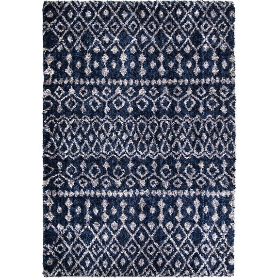Orian Nardik Navy Area Rugs Navy 7'10 x 10'10