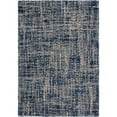 thumbnail image 1 of Orian Cotton Tail Shag Area Rug JA26 Blue Scratched Lines, 1 of 3