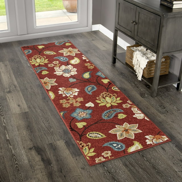 Orian Garden Chintz Woven Olefin Area Rug - Walmart.com