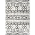 thumbnail image 1 of Orian Luxe 7'10" X 10'10" Soft White Geometric Plush Area Rug, 1 of 8
