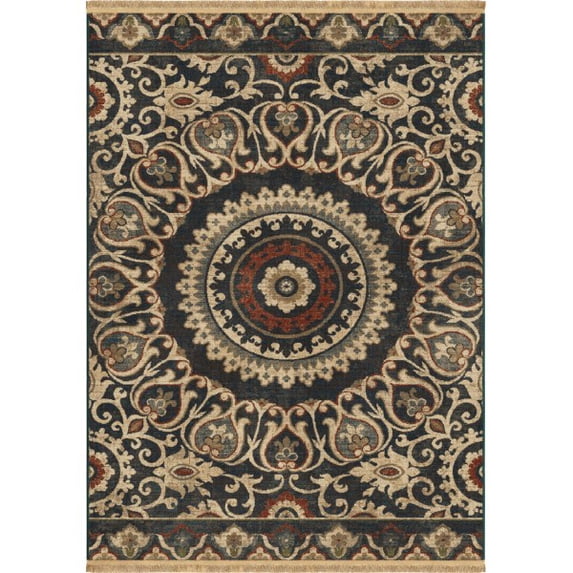 Orian China Sea Denim Area Rugs 7'10" x 10'10"