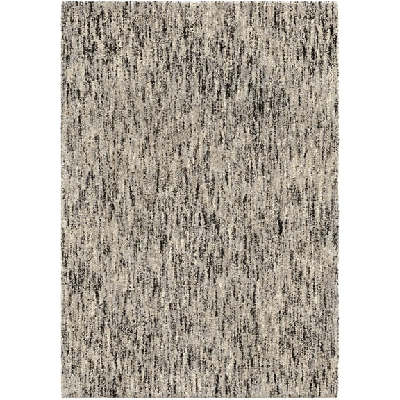 Orian Movement 5'3" X 7'6" Light Grey Abstract Area Rug