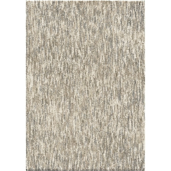 Orian Movement 9' X 13' Grey Abstract Area Rug