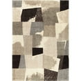 thumbnail image 1 of Orian Rugs 1649 2x8 2 x 8 in. Plush Abstract Rampart Runner Rug - Gray, 1 of 9